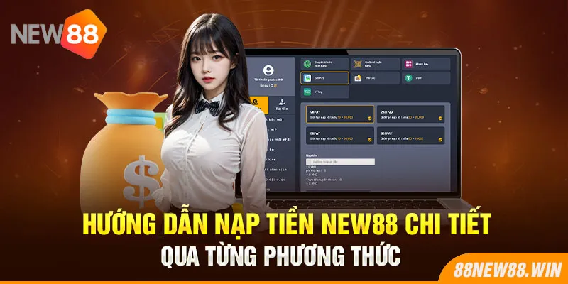 Hướng dẫn nạp tiền New88 chi tiết qua từng phương thức