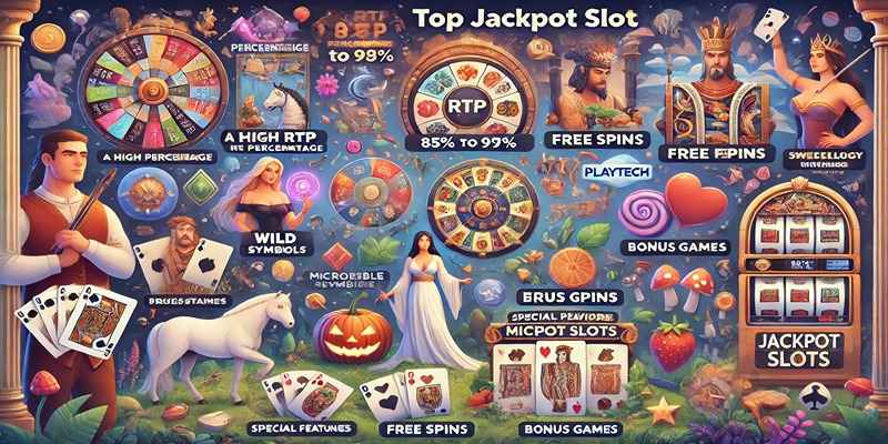 Chọn top game nổ hũ: Tỷ lệ RTP, chủ đề, tính năng và nhà cung cấp uy tín